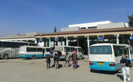  أزمة نقل خانقة نهاية الأسبوع  بالمحطة البرية الرئيسية بجيجل  