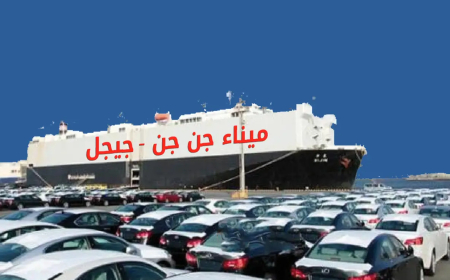 وصول شُحنات كبيرة من السيارات المستوردة إلى ميناء جن جن بجيجل