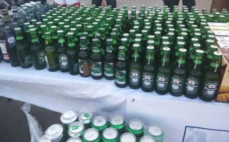 توقيف 4 أشخاص وحجز قرابة 1300 وحدة من المشروبات الكحولية بسيدي عمار