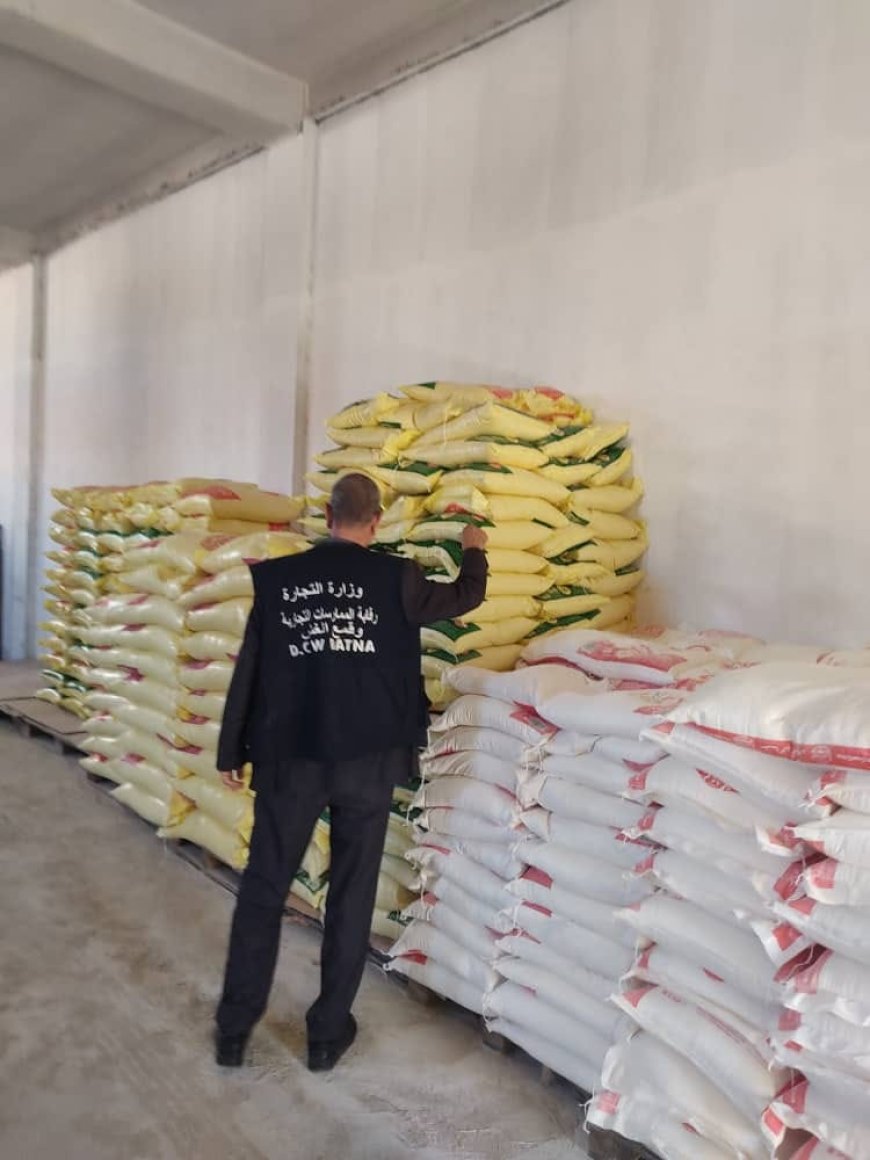 مصالح التجارة تسجل وفرة في المواد الغذائية واسعة الاستهلاك بباتنة