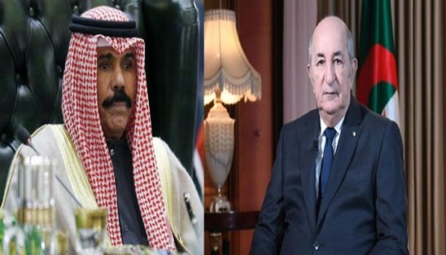 الرئيس تبون يعزي في وفاة أمير الكويت