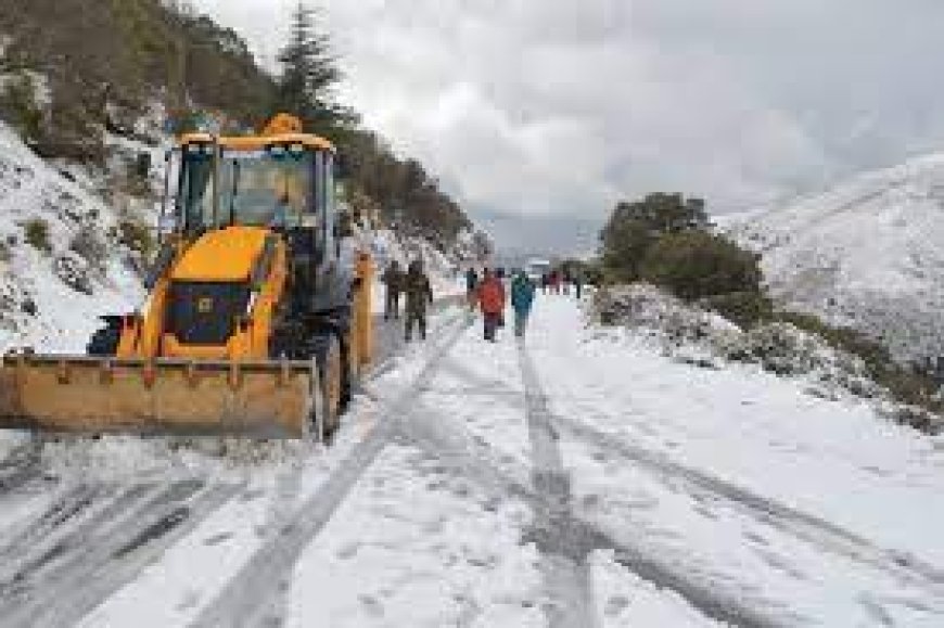 الثلوج تتسبب في غلق عديد الطرقات بشمال وشرق البلاد