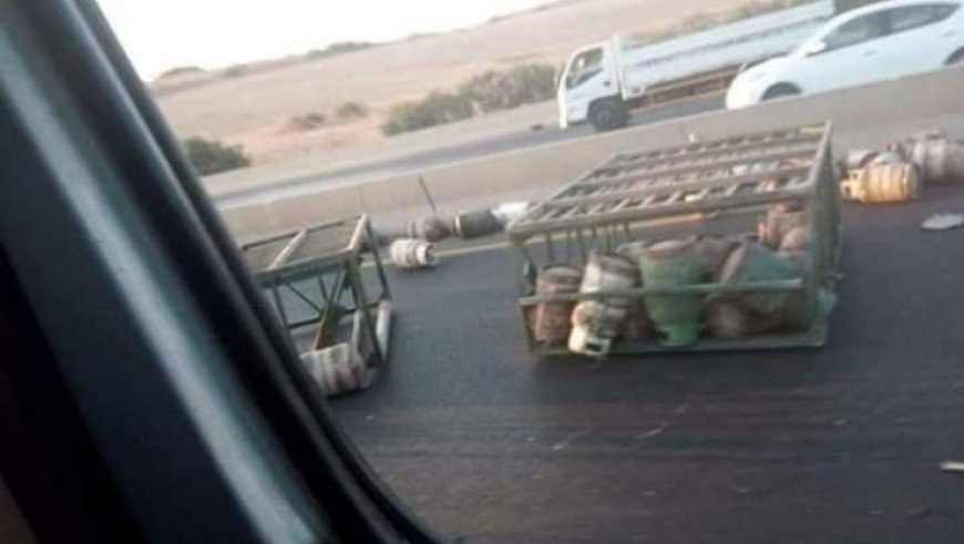 قسنطينة:  انحراف و انقلاب شاحنة محملة بغاز البروبان