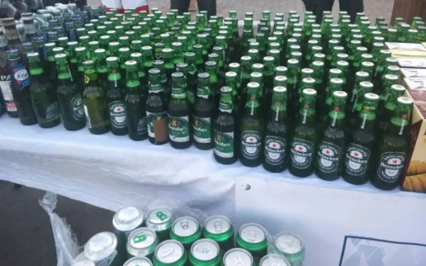 توقيف 4 أشخاص وحجز قرابة 1300 وحدة من المشروبات الكحولية بسيدي عمار
