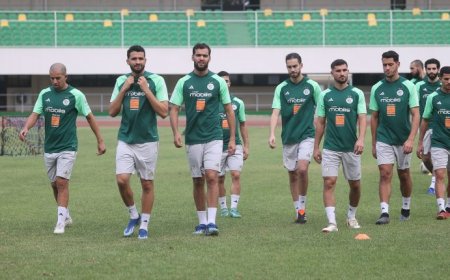 الخضر يشدون الرحال غدا الى "بواكي" وبلماضي يؤكد جاهزية لاعبيه للمنافسة في "الكان"