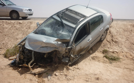 إصابة 6 أشخاص إثر حادث انحراف مركبة بباتنة 