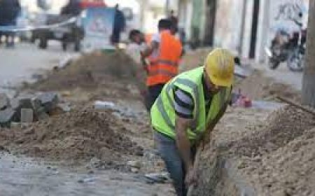 نسبة مشروع تجديد قنوات المياه الصالحة للشرب 60%  بعنابة