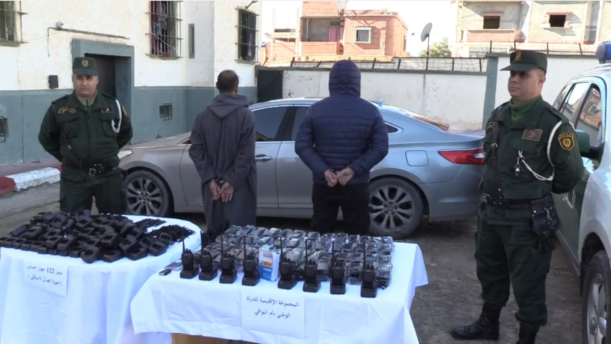 أم البواقي: مصالح الدرك تضع حدا لشبكة إجرامية بحوزتها 122 جهاز حساس