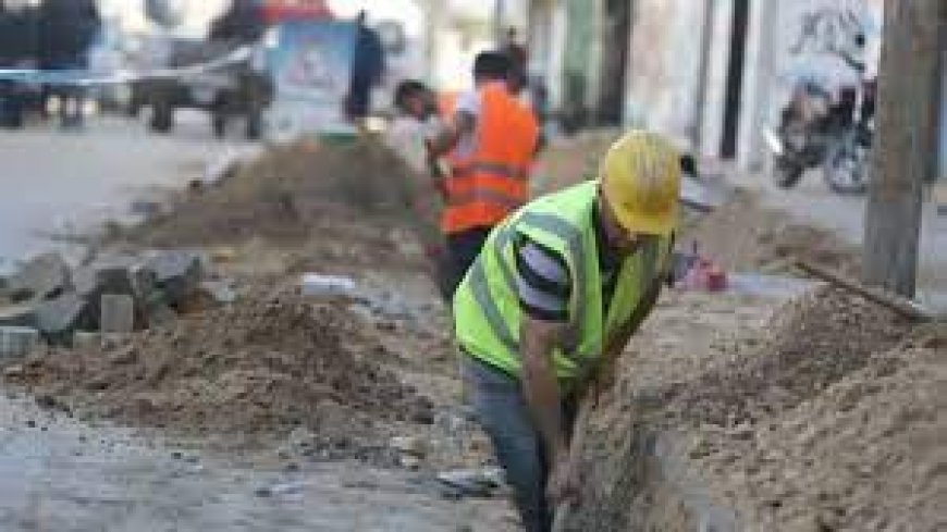 نسبة مشروع تجديد قنوات المياه الصالحة للشرب 60%  بعنابة