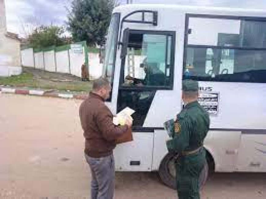 حملة مراقبة لوسائل النقل بالقالة