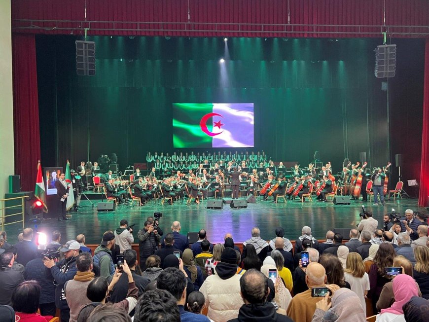 من تنظيم أوبرا الجزائر :Ooredoo راعي الحفل التضامني مع الشعب الفلسطيني