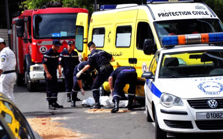 حوادث المرور: هلاك 36 شخصا وإصابة 1252 آخرين خلال أسبوع