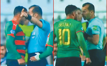 مولودية الجزائر:  بلايلي ينجو من عقوبة الإيقاف والرابطة تكتفي بتغريمه ماليا 