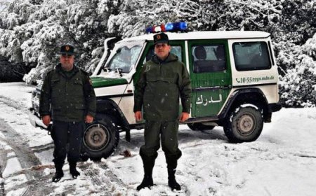 الدرك الوطني يدعو المواطنين لتوخي الحذر بسبب الثلوج