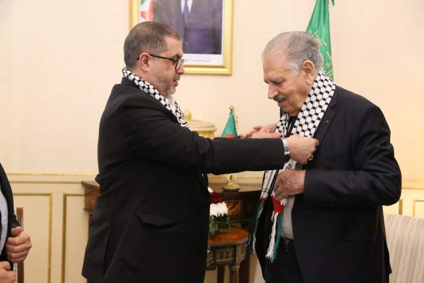 قوجيل يستقبل باسم نعيم