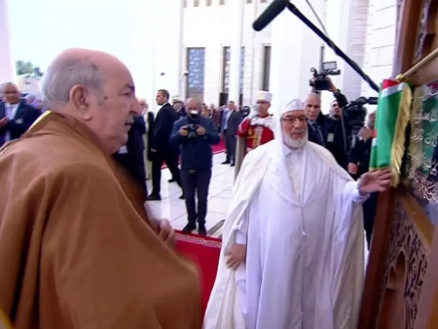 رئيس الجمهورية يشرف على مراسم التدشين الرسمي لجامع الجزائر