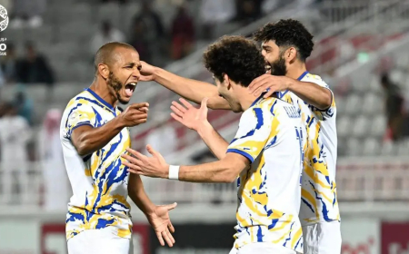 براهيمي يوقع هاتريك في مرمى الدحيل القطري ويواصل التألق