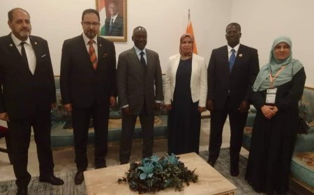 وفد البرلمان الجزائري يحل بأبيدجان