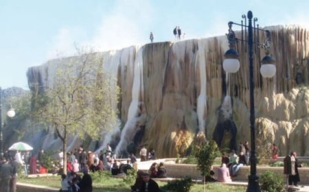 الحمامات المعدنية بقالمة تتحول إلى قبلة للزوار في فصل الشتاء