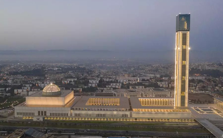 إقامة أول صلاة للتراويح بجامع الجزائر ابتداء من ليلة اليوم الاثنين