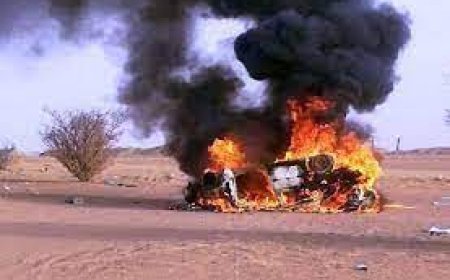 الطارف : احتراق سيارة بأكملها بعين الكرمة