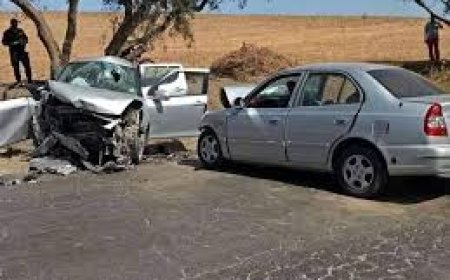 وفاة شخص في حادث  مرور إثر اصطدام بين سيارتين بالمسيلة