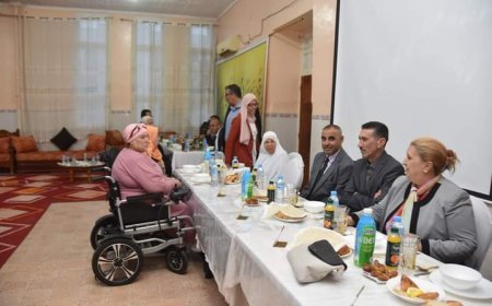 مأدبة إفطار على شرف   نزلاء دار المسنين و دار الطفولة المسعفة بقالمة