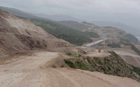 أشغال مشروع إنجاز الطريق الرابط بين راس الحمراء وواد بقراط بلغ نسبة 55%