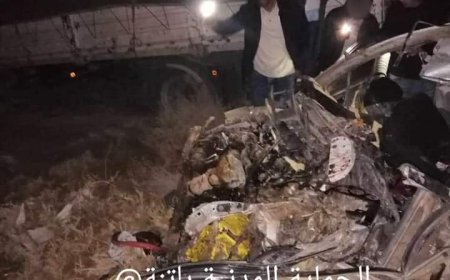 هلاك ثلاثة أشخاص واصابة آخر بجروح بليغة في حادث مرور بباتنة