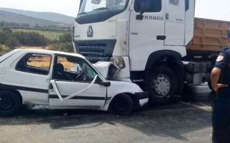 قتيل وجريح في حادث مرور أليم بطريق عين الطويلة – خنشلة