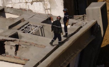 سقوط مميت لعامل من الطابق الثالث لبناية طور الانجاز