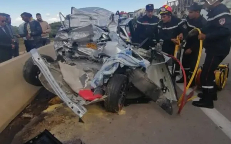 3  قتلى من عائلة واحدة في حادث مرور بسكيكدة