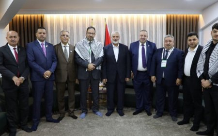 برلمانيون جزائريون يلتقون بإسماعيل هنية