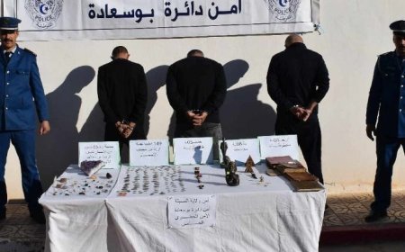 شرطة المسيلة تطيح بشبكة مختصة في التنقيب عن الآثار