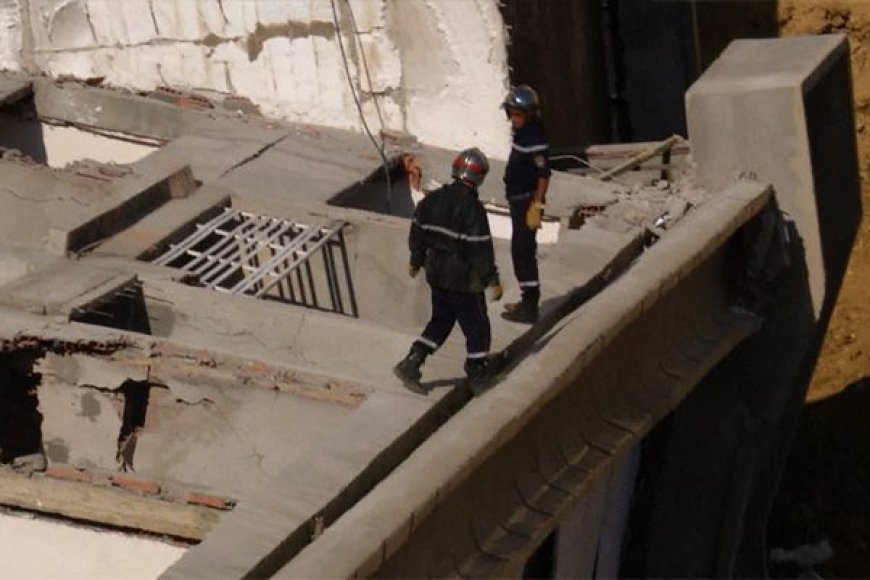 سقوط مميت لعامل من الطابق الثالث لبناية طور الانجاز