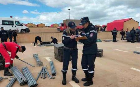 مناورة لمحاكاة زلزال مدمر بالبويرة