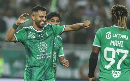 محرز يتألق ويقود الأهلي السعودي إلى دوري أبطال آسيا للنخبة