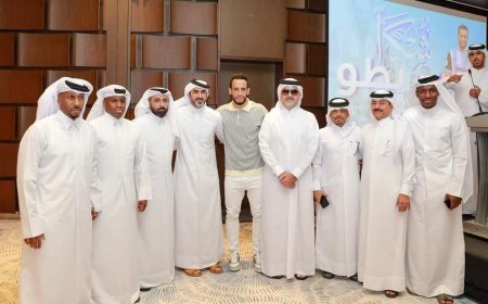 نادي الوكرة يقيم حفل وداع لبن يطو