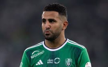 ثلاثة أرقام مبهرة تزين موسم رياض محرز الأول في الدوري السعودي