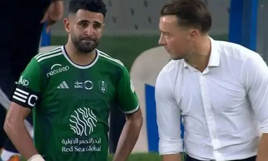 الاعلام السعودي يشير الى وجود ازمة بين محرز وزملائه في الأهلي مع المدرب