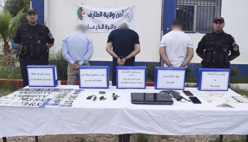 تفكيك شبكة منظمة مختصة في سرقة المركبات بالطارف