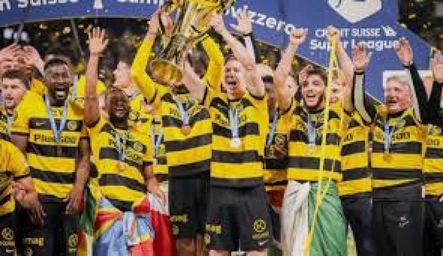 جوان حجام يصنع الحدث في احتفالات فريقه السويسري يونغ بويز  