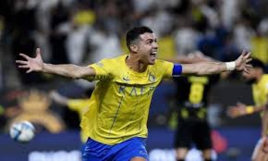 رونالدو يحطم رقم المغربي حمد الله في الدوري السعودي