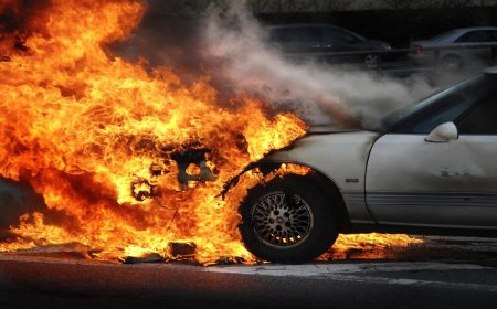 شاب يضرم النّار في مركبة صهره بسبب خلافات بينهما في البوني