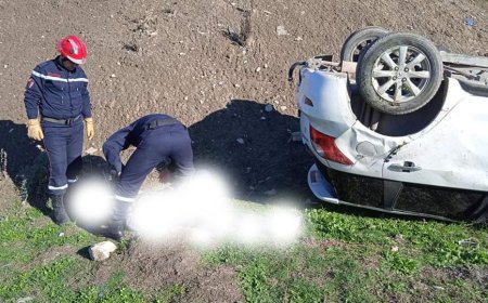 قسنطينة: انحراف سيارة و سقوطها بمنحدر يخلف 5 جرحى