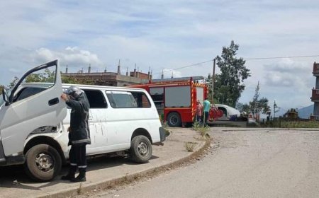 سبعة جرحى في انحراف حافلة صغيرة لنقل الركاب بالميلية بجيجل 