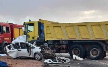 قسنطينة: وفاة شاب في اصطدام بين شاحنة و سيارتين بالطريق السيار