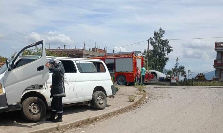 سبعة جرحى في انحراف حافلة صغيرة لنقل الركاب بالميلية بجيجل 