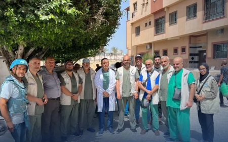  وصول 13 طبيبا جزائريا إلى غزة