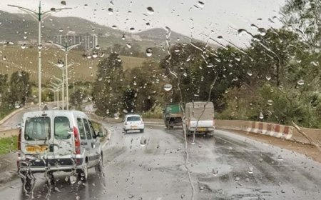 أمطار رعدية على 17 ولاية إلى غاية الاثنين